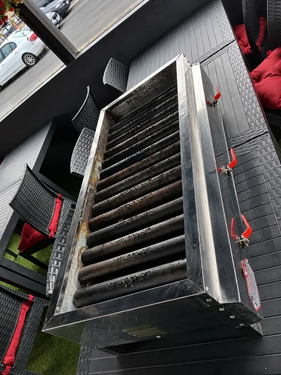 Commercial Kebab  Gas Grill 100cm Stainless Steel - Image 3