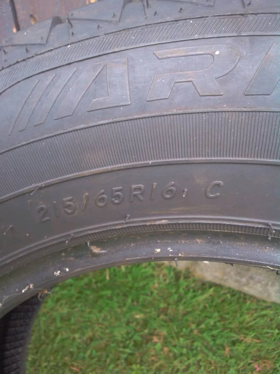 Transporter tyres 215/65/16c - Image 2