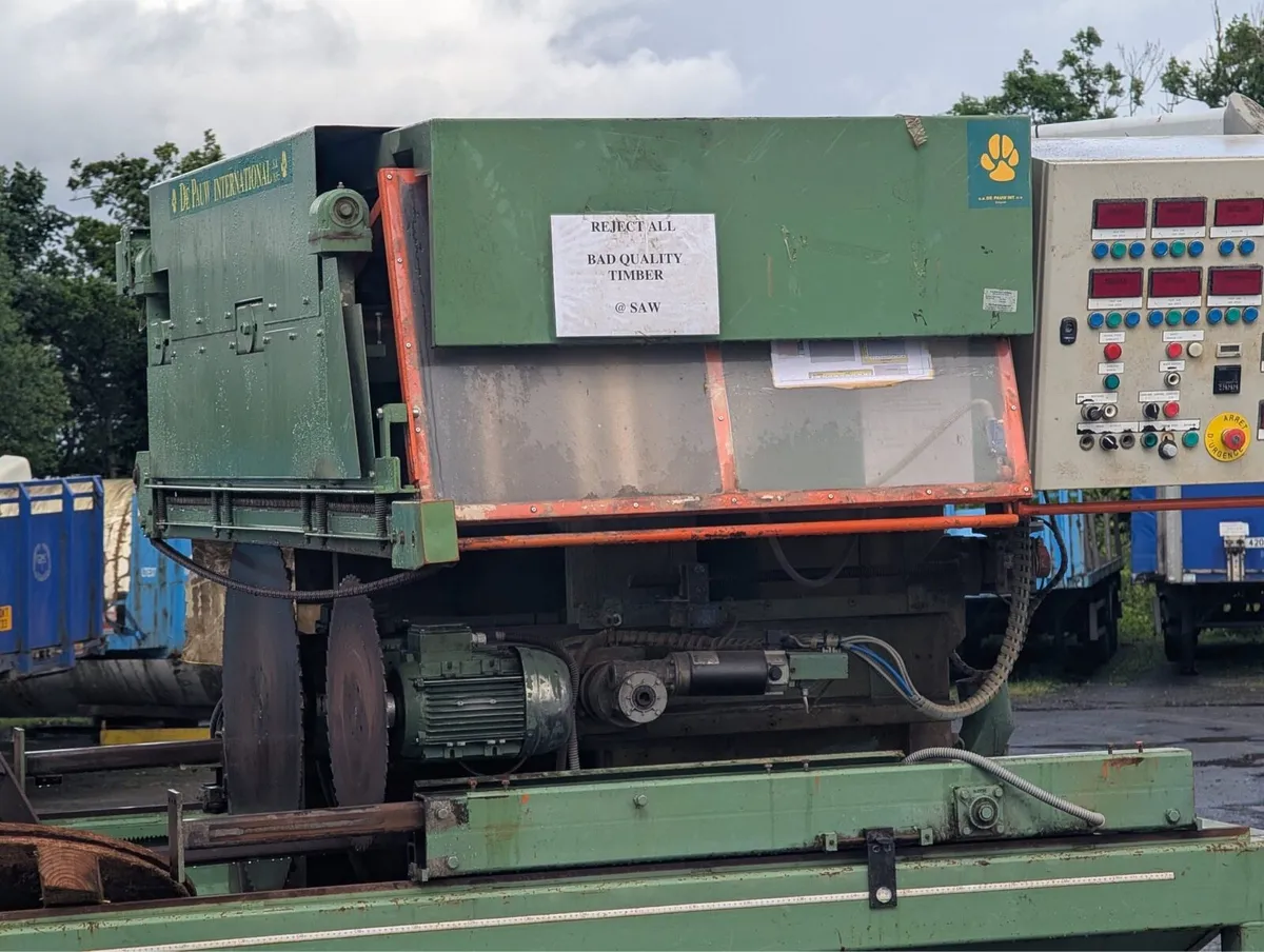 De Pauw International timber / wood processing saw - Image 2