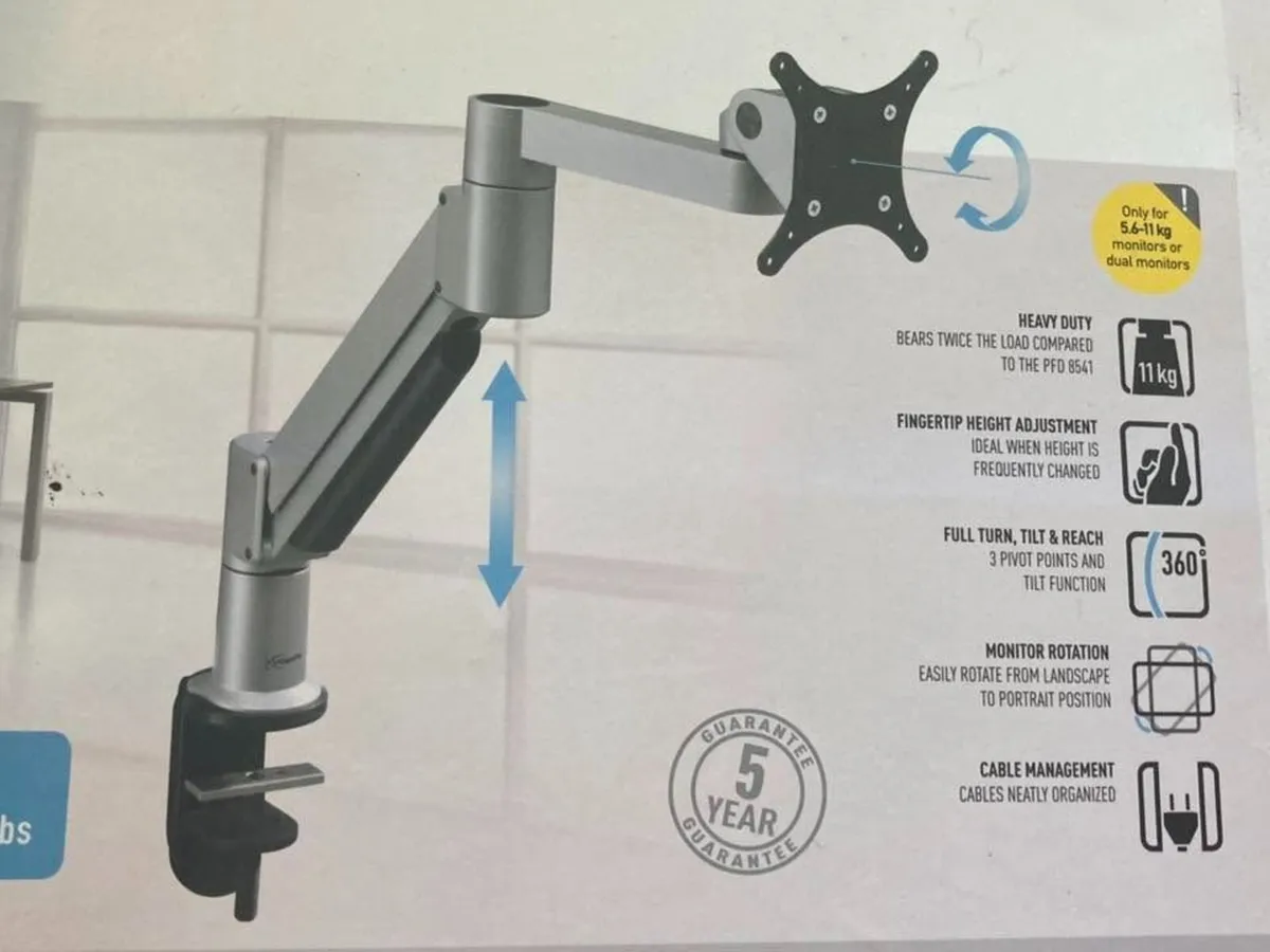 Vogel’s PFD 8543 Monitor Desk Arm - Image 3