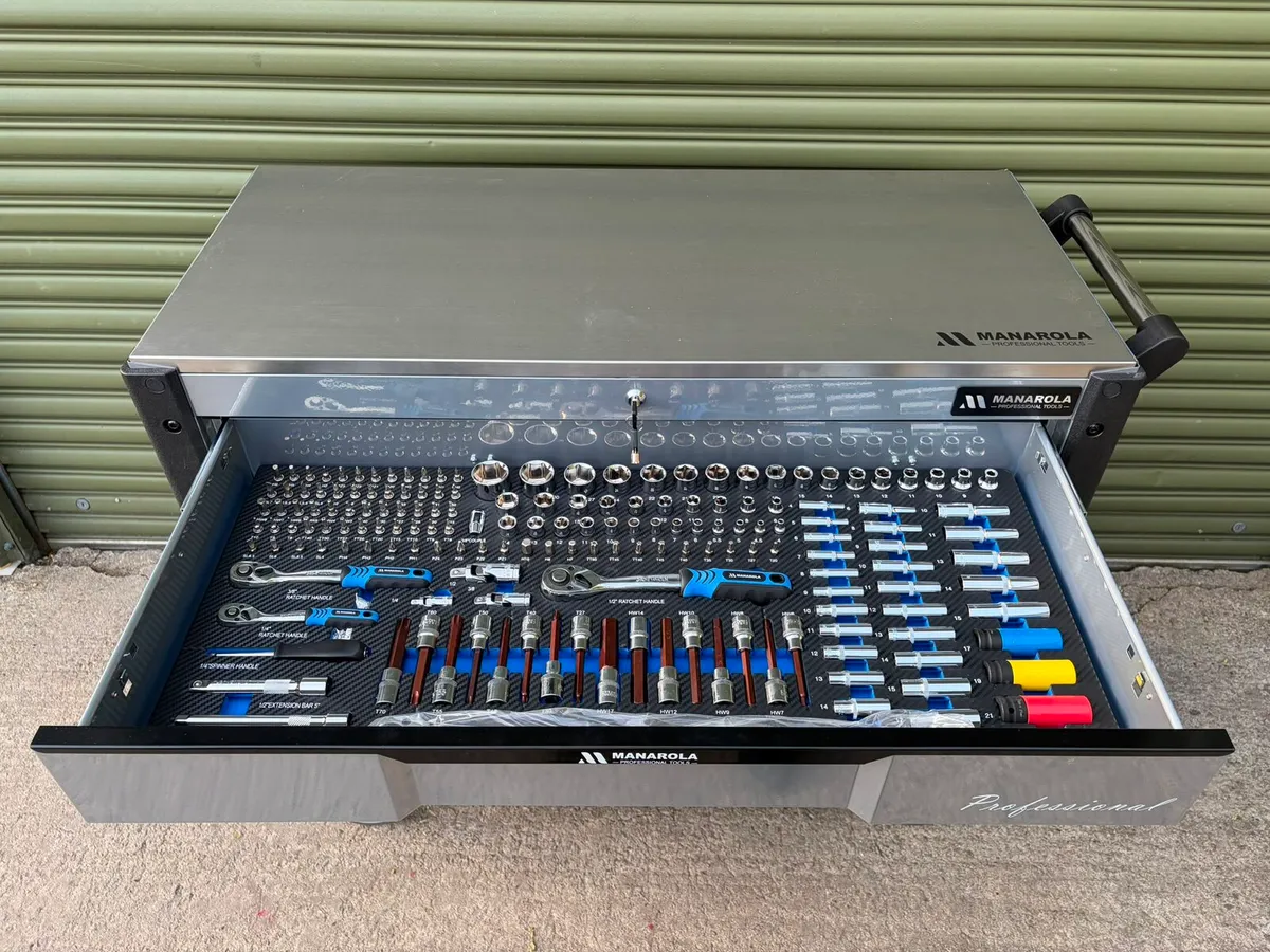 Manarola 12 Drawer Tool Box – Fully Loaded - Image 4