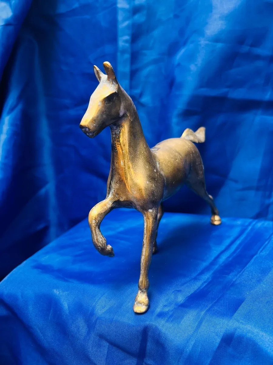 Brass horse - Image 1