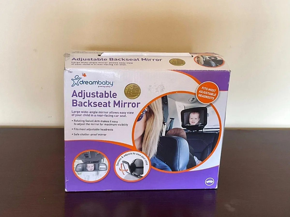 Dreambaby Adjustable Baby Car Mirror – New & Boxed - Image 3