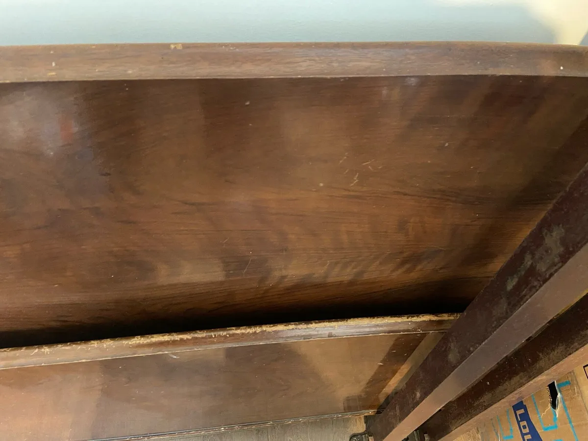 Antique small double bed - Image 4