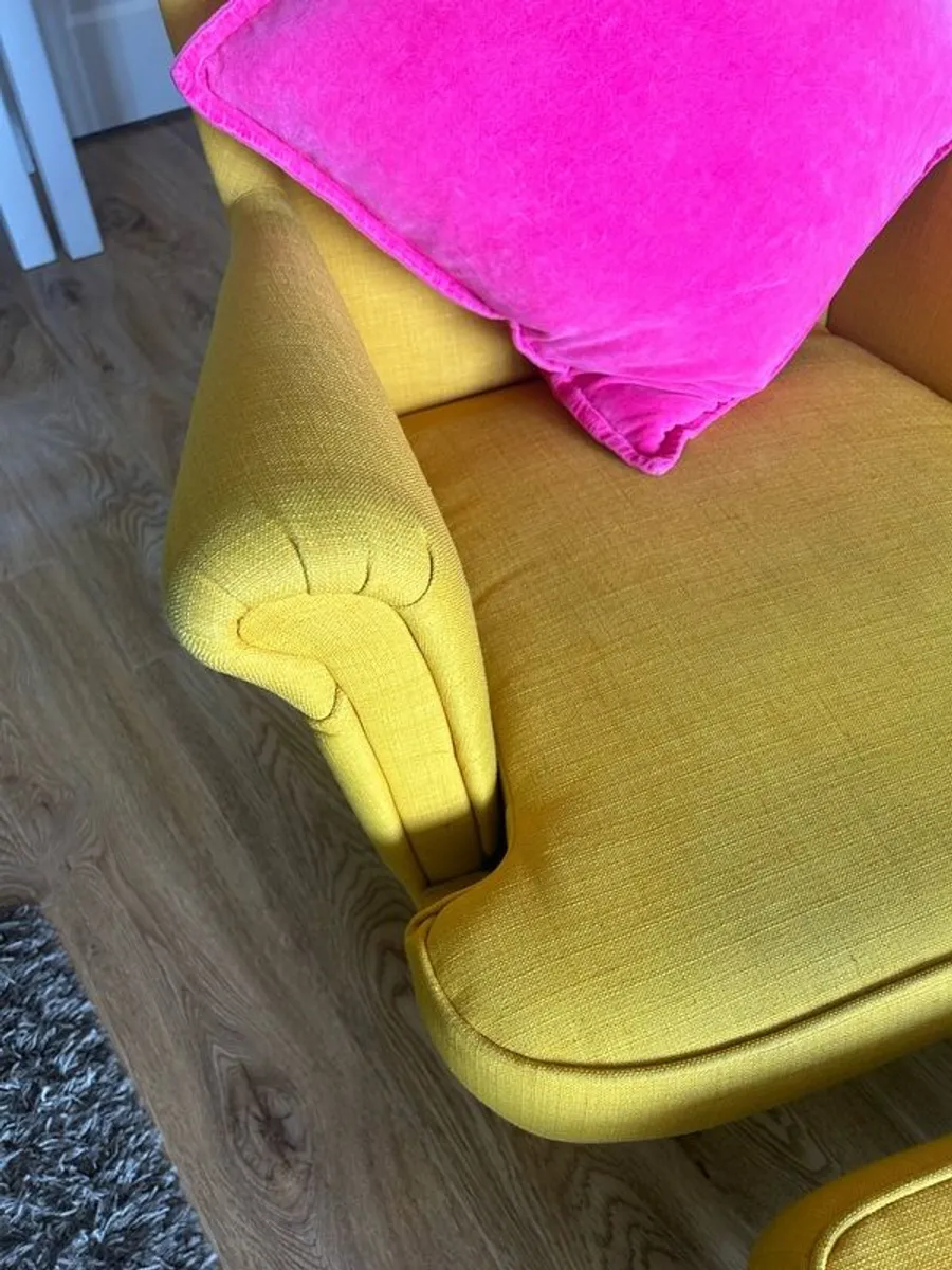 Ikea Armchair and footstool - Image 4
