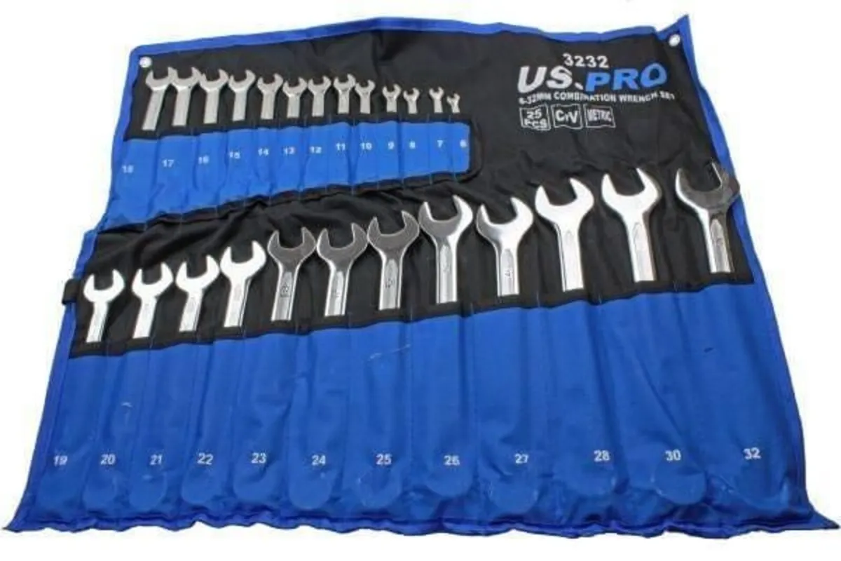 25 Piece Metric Combination Spanner Set - Image 1