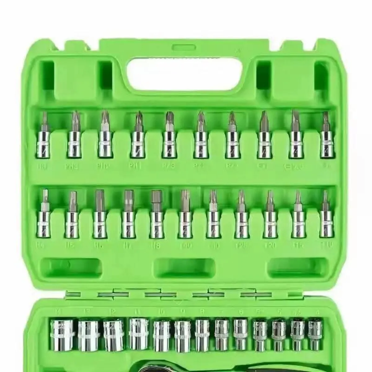 46 Piece 1/4" Drive Metric Socket & Bit Set - Image 3