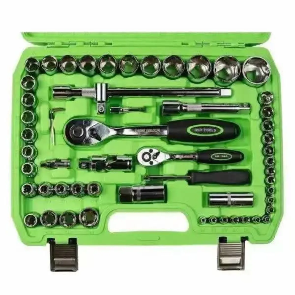 108 Piece 1/4″ & 1/2″ Drive Socket, Ratchet & Bit - Image 4