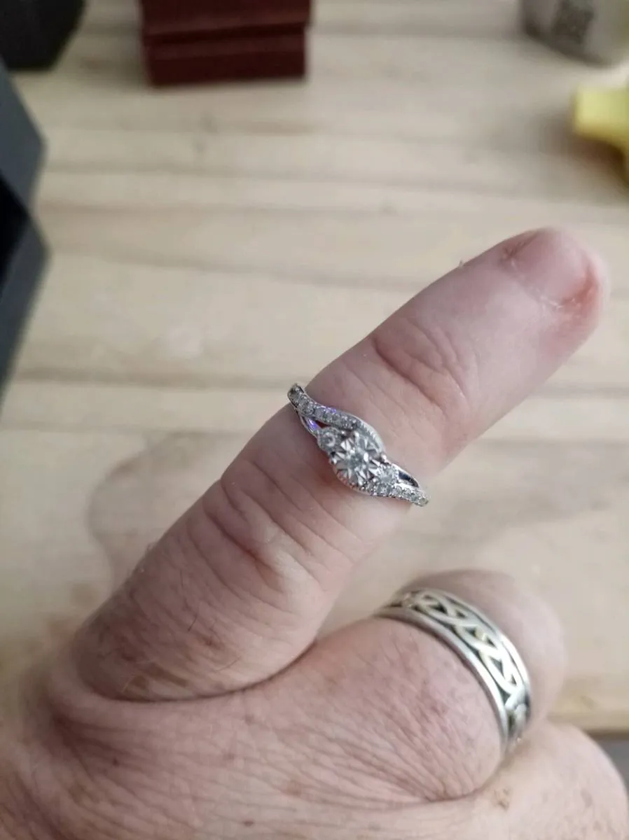 White gold ring - Image 3
