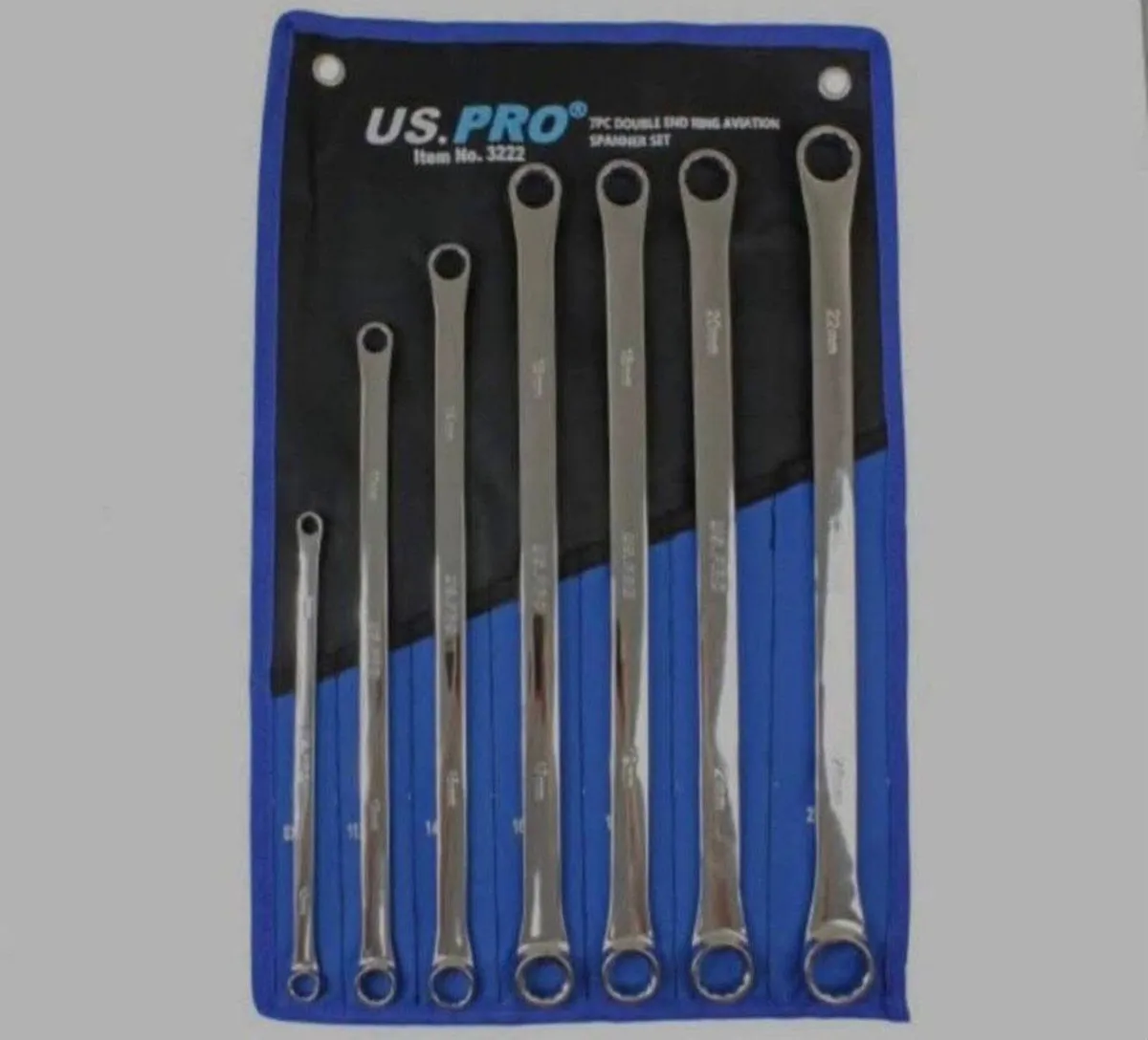 7 Piece Double End Ring Aviation Spanner Set - Image 1