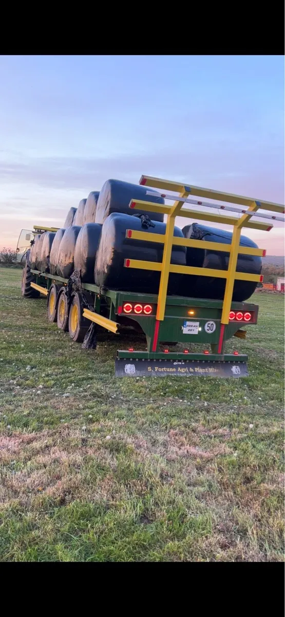 Tri Axle 33ft bale trailer - Image 3