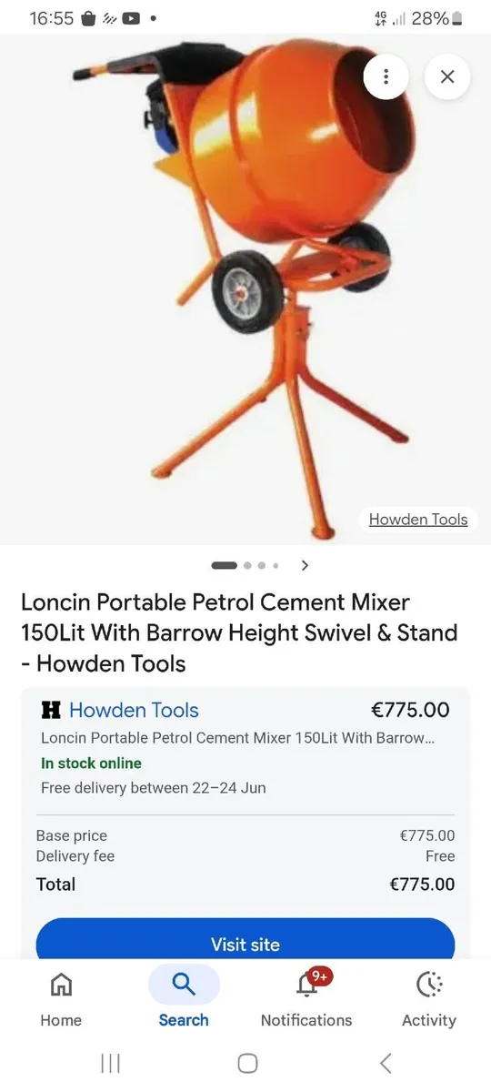 Cement mixer
