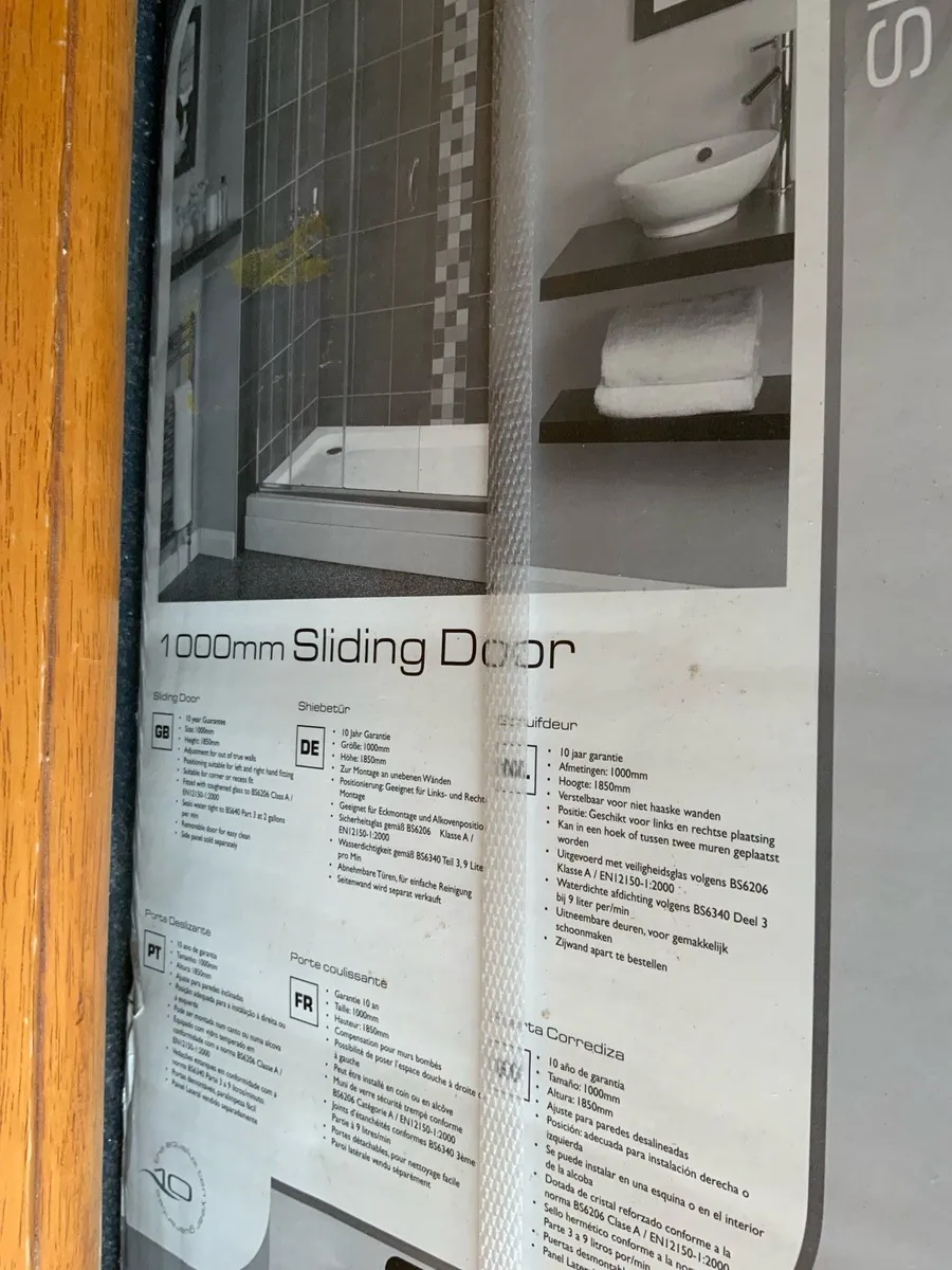 SHOWER DOORS X2 (250 euro ovno for both) - Image 2