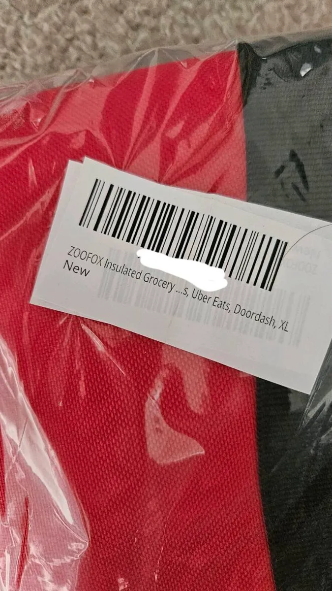 XL insulated Food delivery bag (Never Used) - Image 2