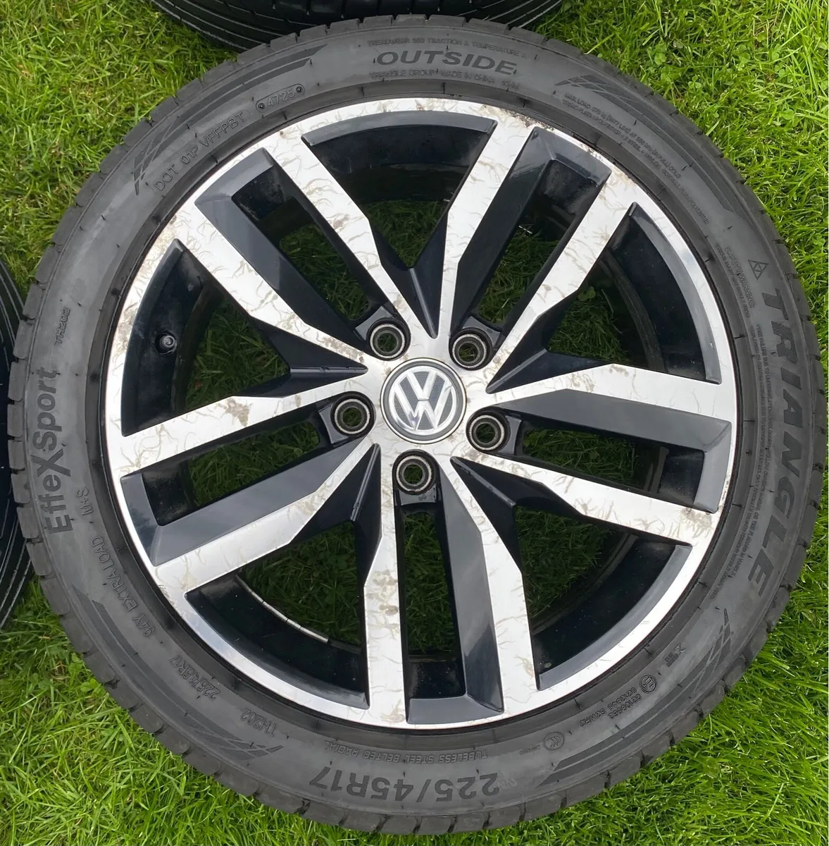 17” VW alloys complete with tyres. - Image 2