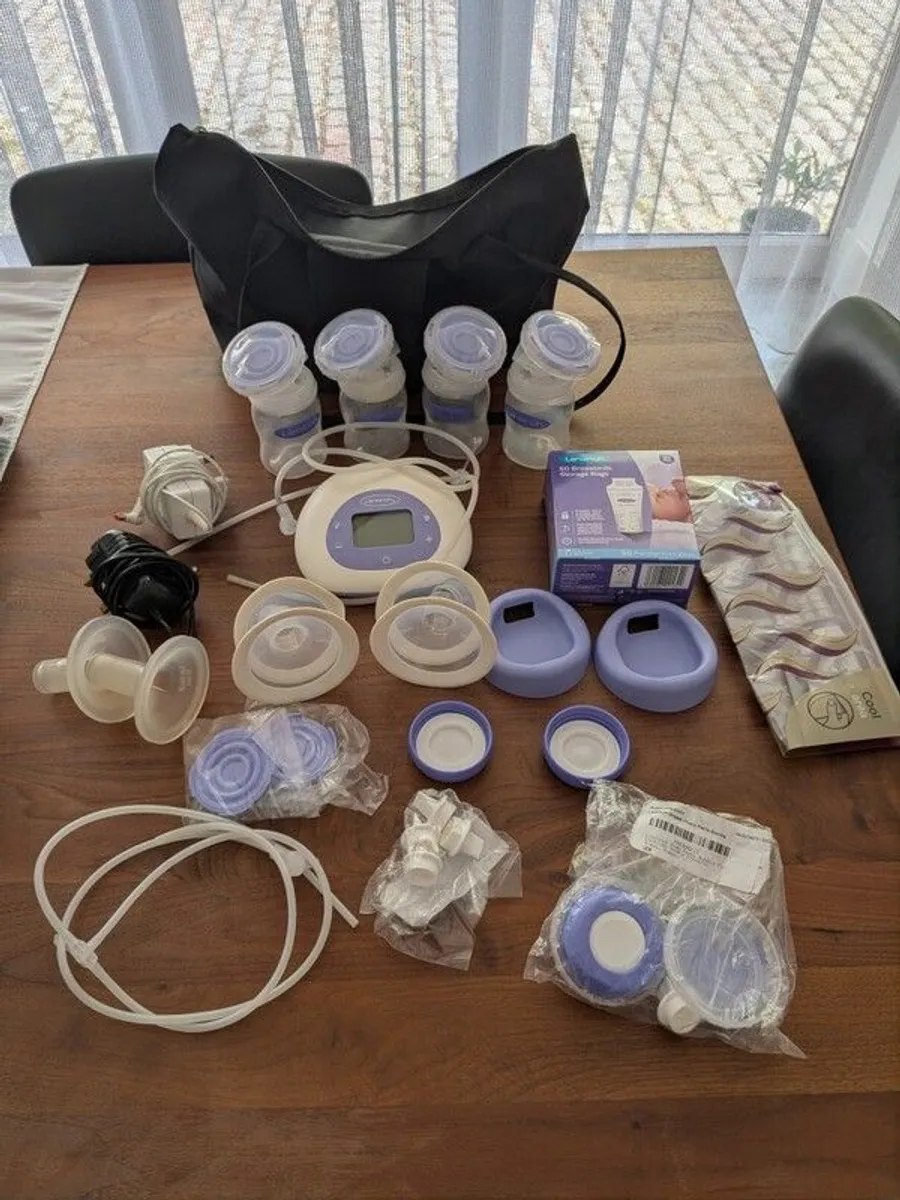Lansinoh Double Electric Breast Pump & Accessories - Image 1