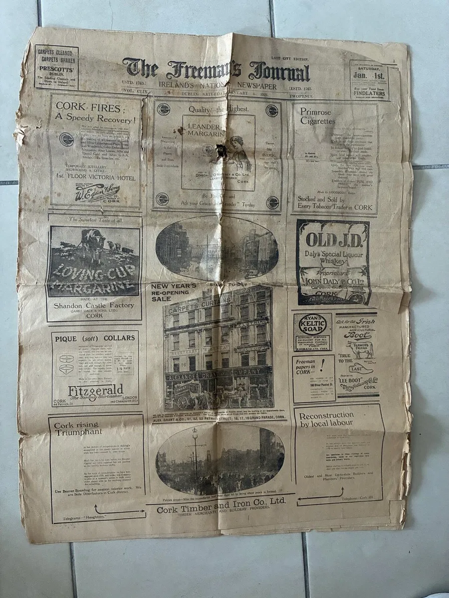 The Freemans Journal  1/1/1921 - Image 1
