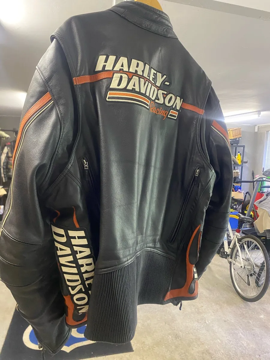 Harley Leather Jacket XXL - Image 2