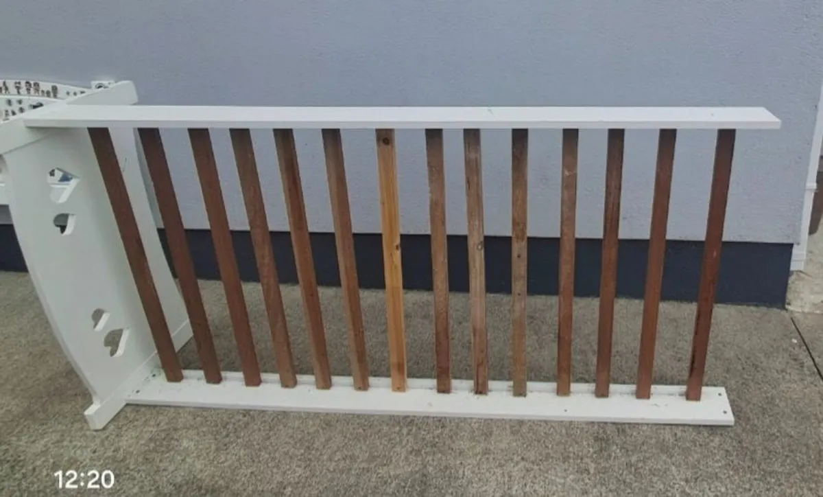 Children's White Single Bed Frame – Heart Design H - Image 3