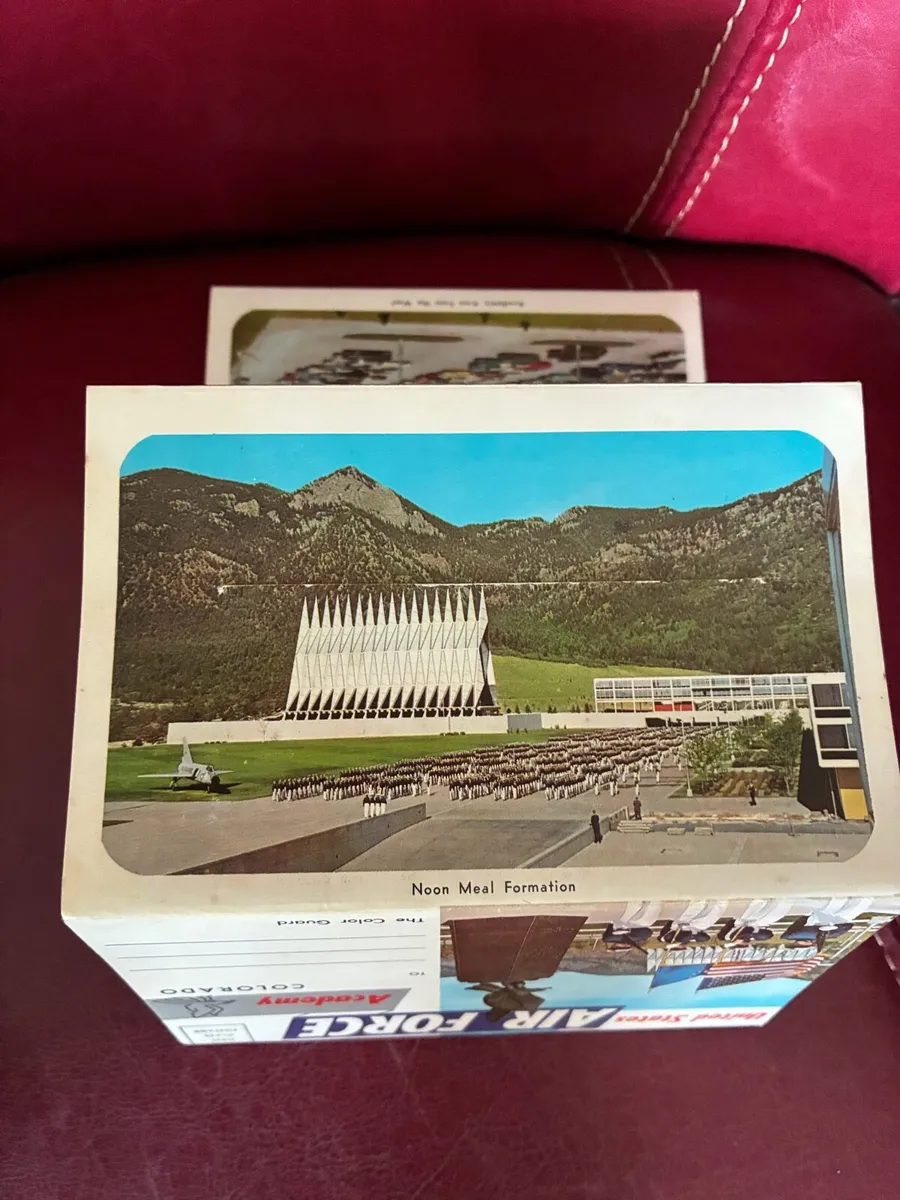 Vintage US Air Force Academy Souvenir Postcard - Image 4