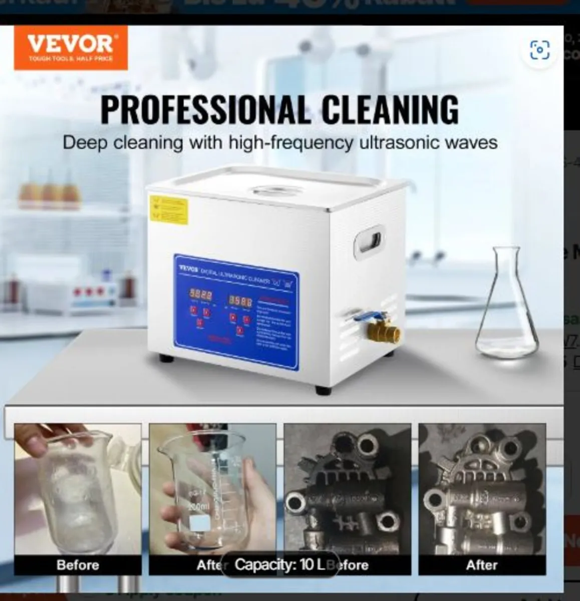 Professional -30L Digital Ultrasonic Cleaner - Image 2