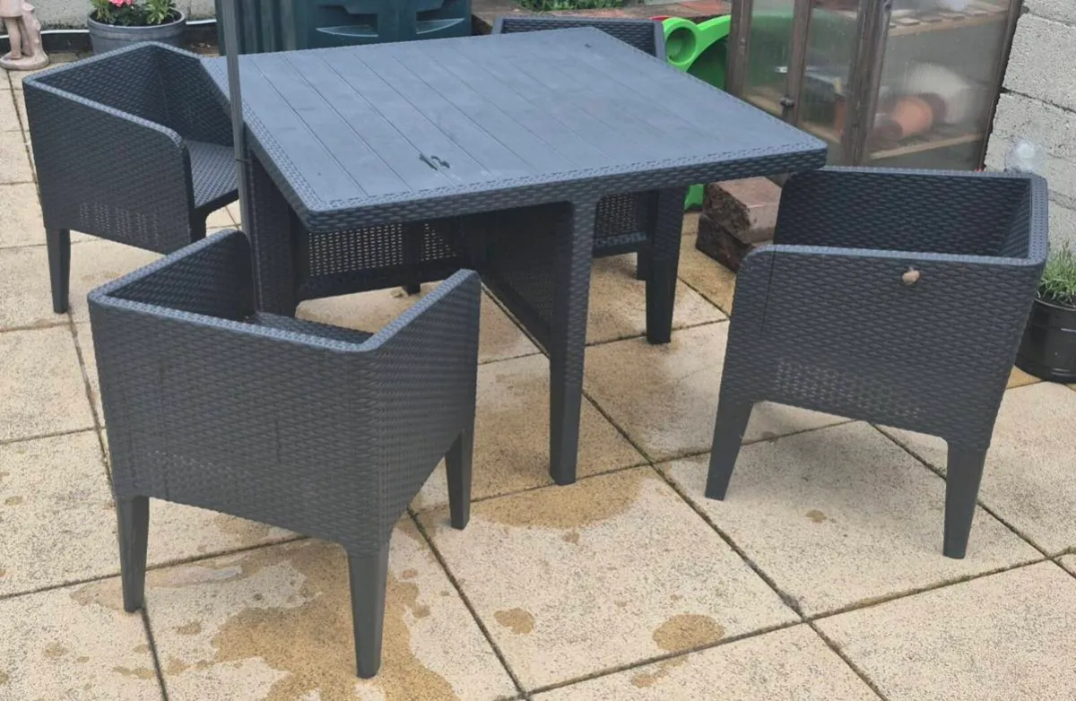 Garden Table and Chairs - Image 1