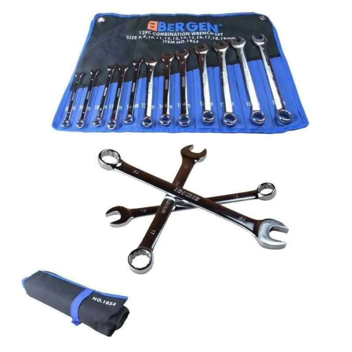 Bergen 12 Piece Combination Spanner Set