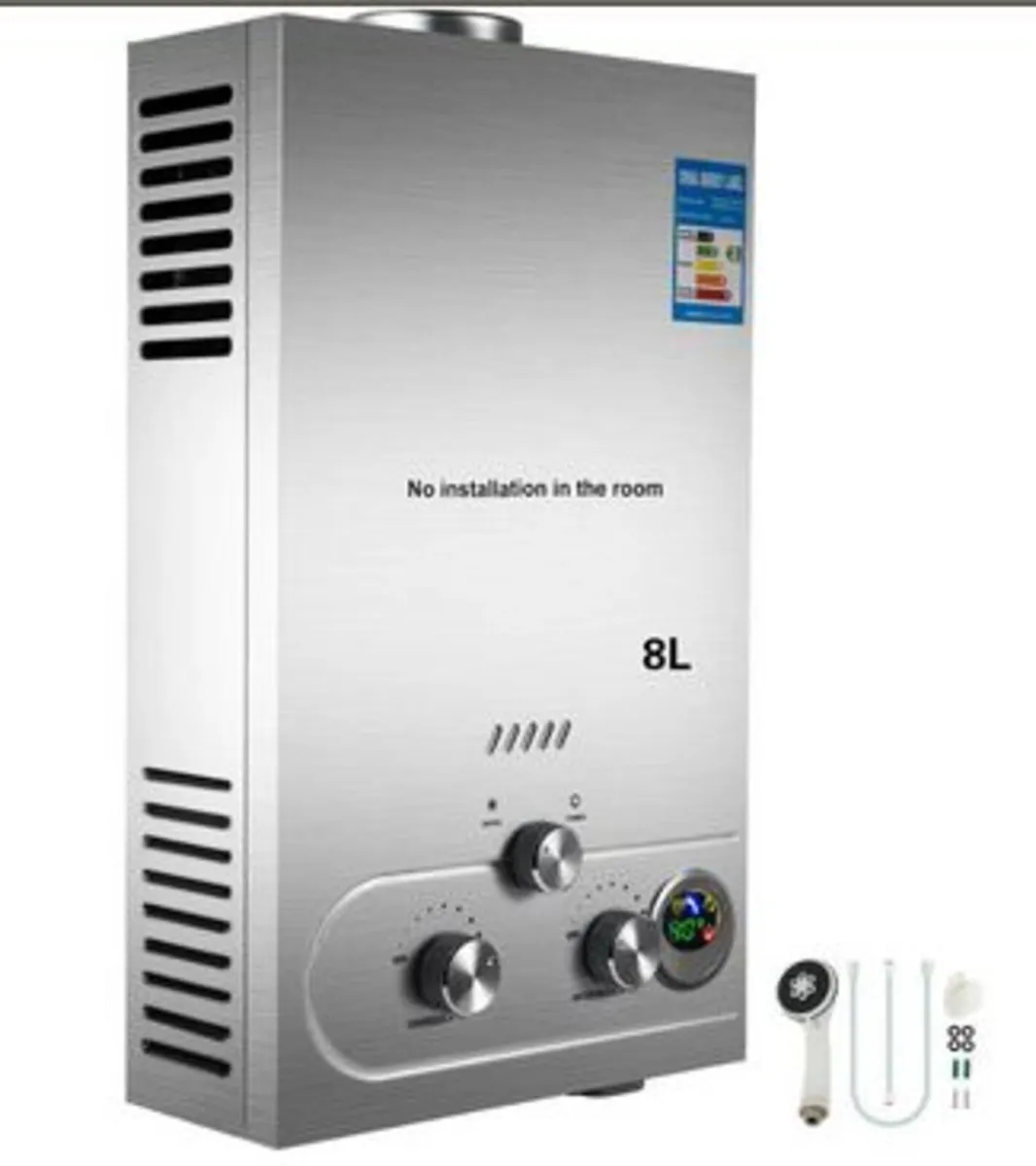 20L LPG Propane Gas Tankless Instant Water Heater - Image 2
