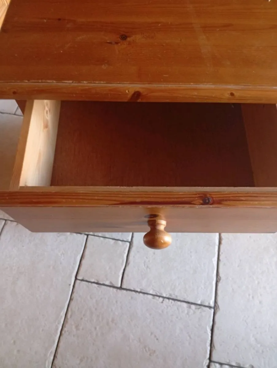 4 drawer pine locker - Image 2