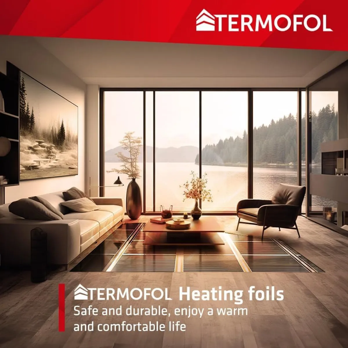 Underfloor heating laminate vinyl floor bedroom - Image 4