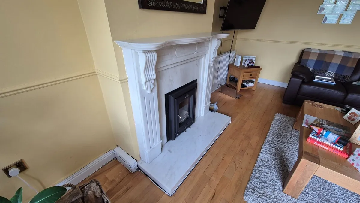 Fireplace White Marble - Image 4