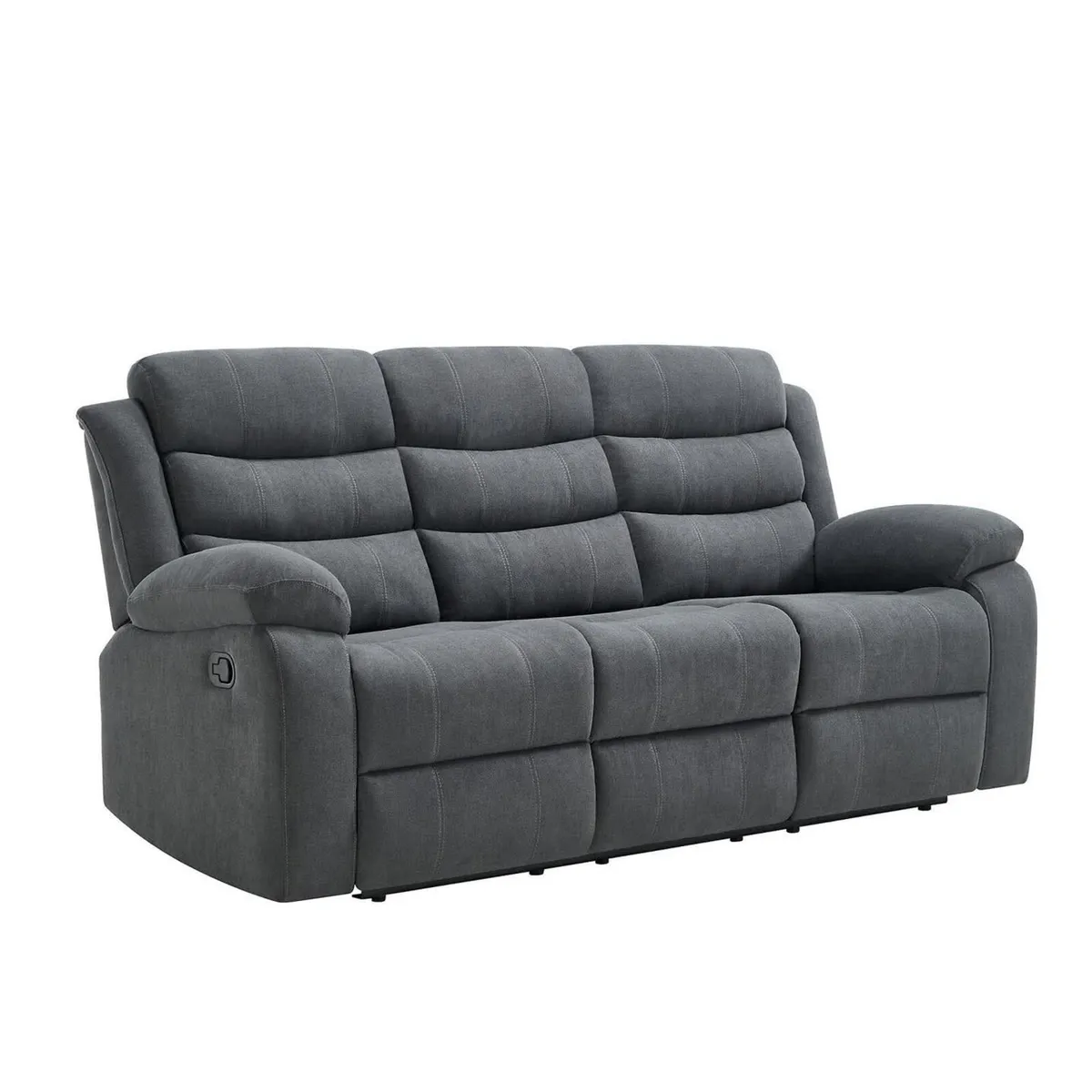 Brand new all recliner fabric sofas - Image 4