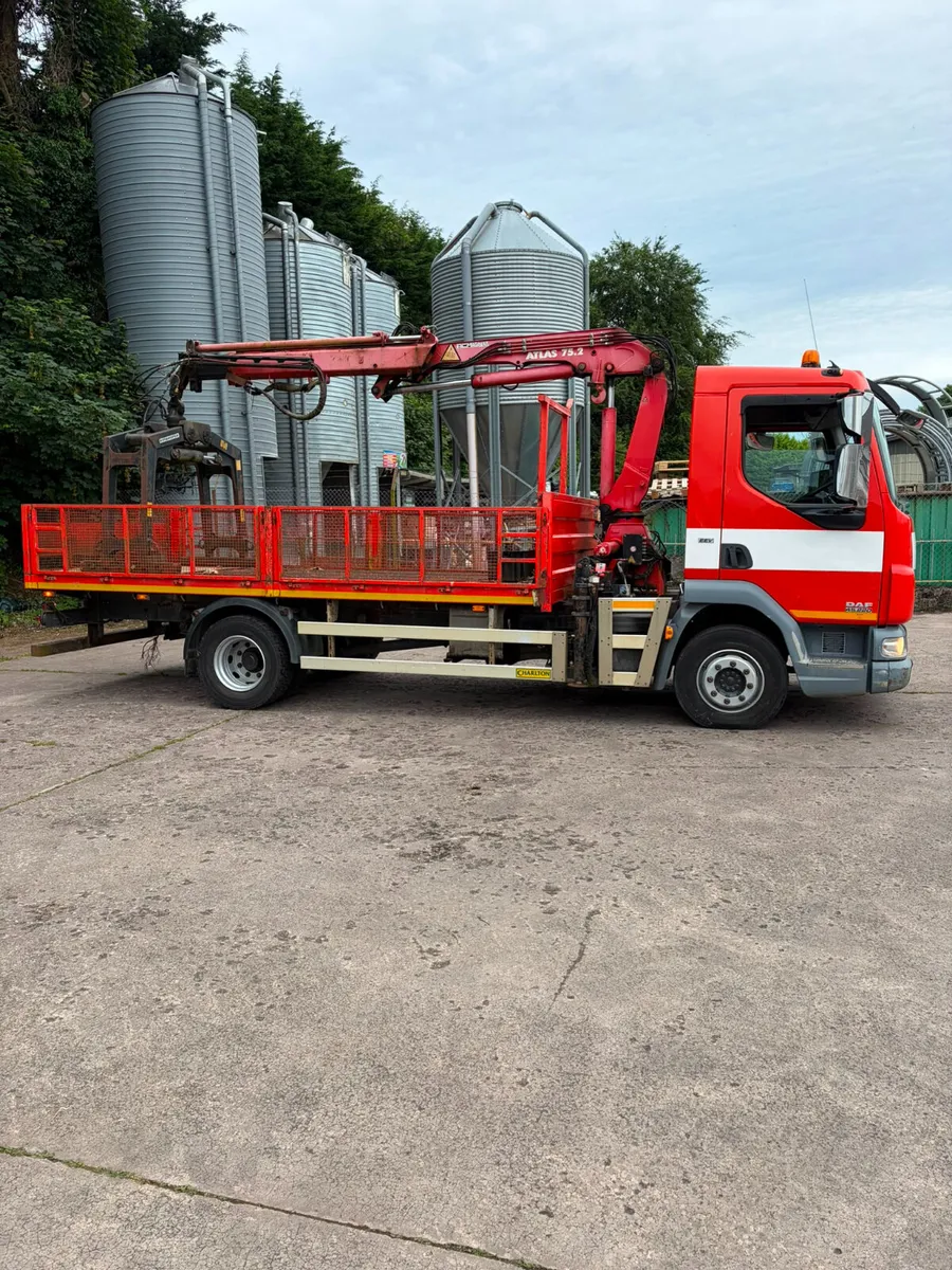 2013 DAF LF45/220 12Ton Dropside 77.5 Terex Crane - Image 4