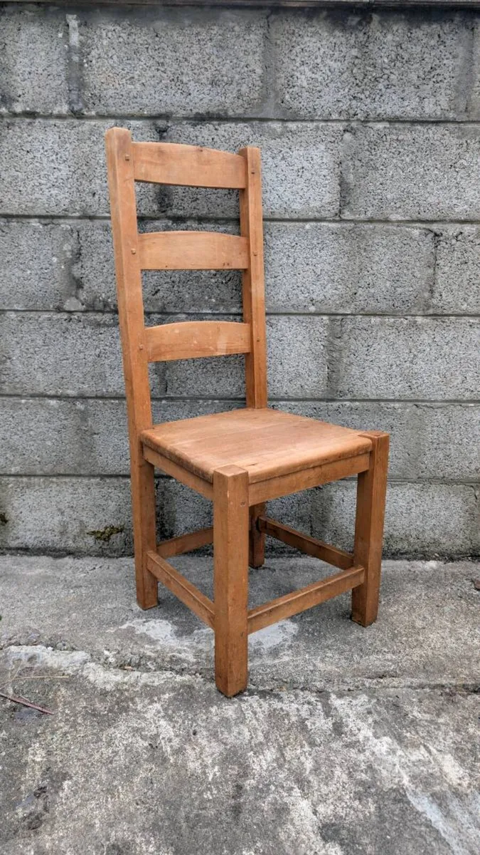 Solid Wood Dining Chairs - Image 2