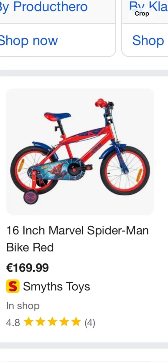 Spider-Man 16 inch boys bike - Image 3
