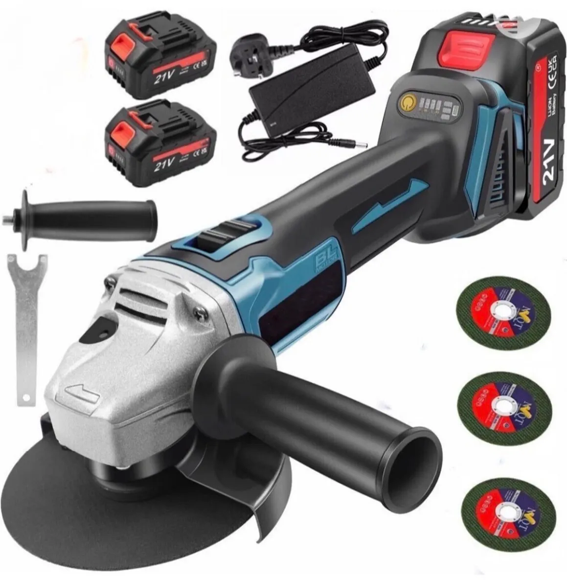 21v 125mm Angle Grinder Brushless NEW - Image 1