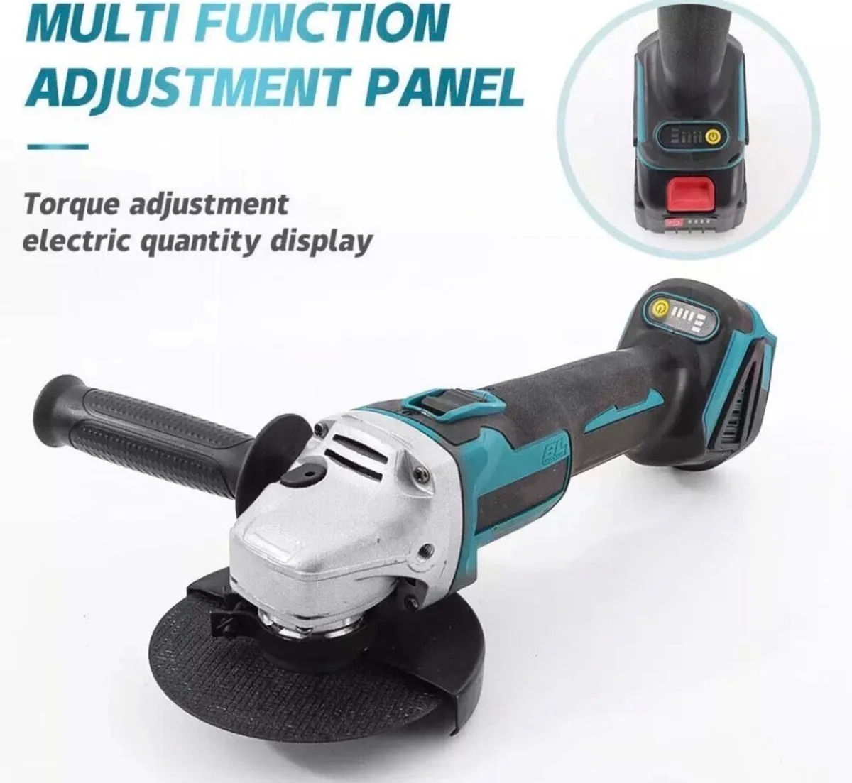 21v 125mm Angle Grinder Brushless NEW - Image 2