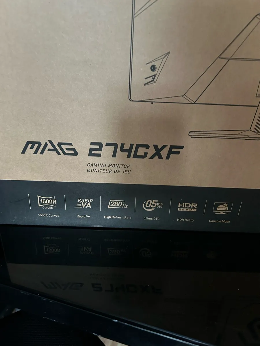 Msi 280hz curved monitor - Image 3