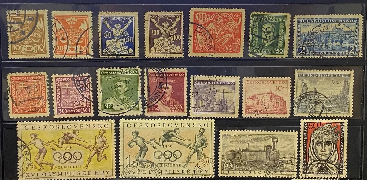 Czechoslovakian stamp lot - Image 2