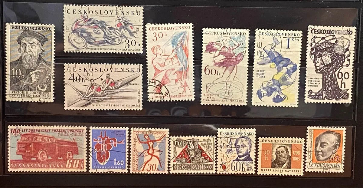 Czechoslovakian stamp lot - Image 4