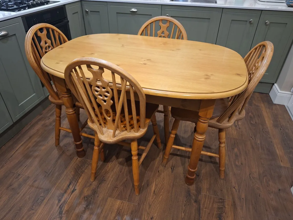 Table and 4 chairs