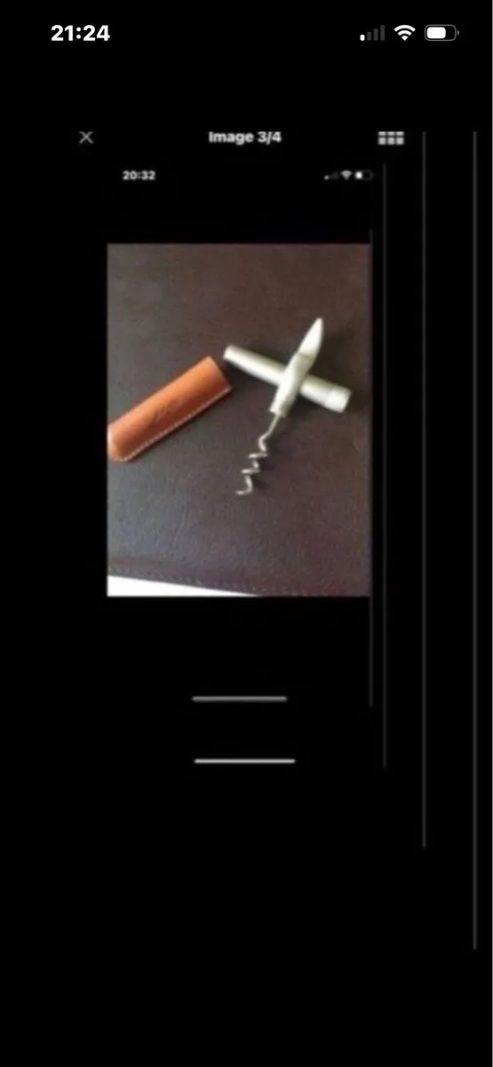 Corkscrew & Bottle Opener in Leather Case - Image 3
