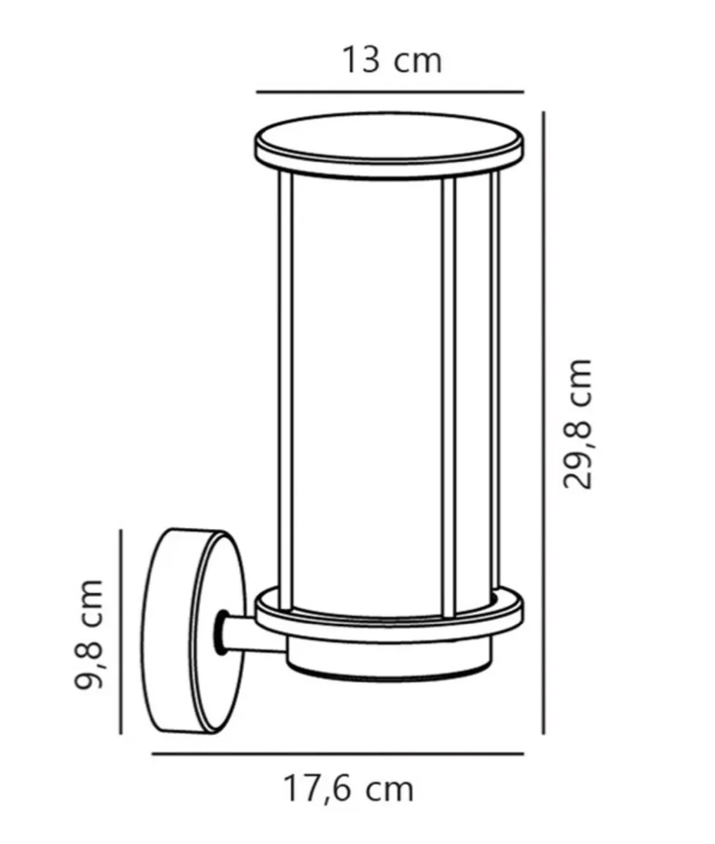 Outdoor Wall Light - Brass - Image 3