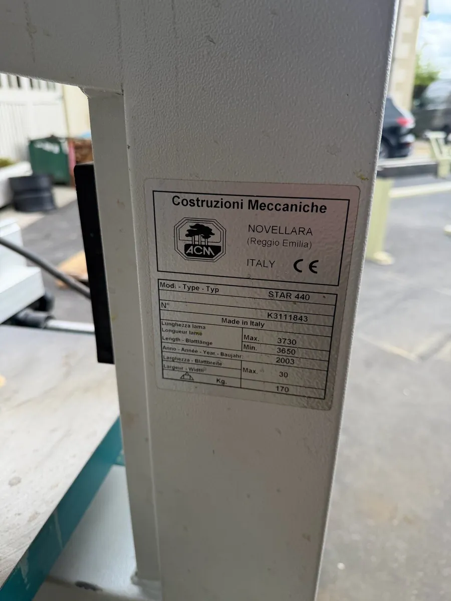 Ex school Griggio single ph bandsaw - Image 4