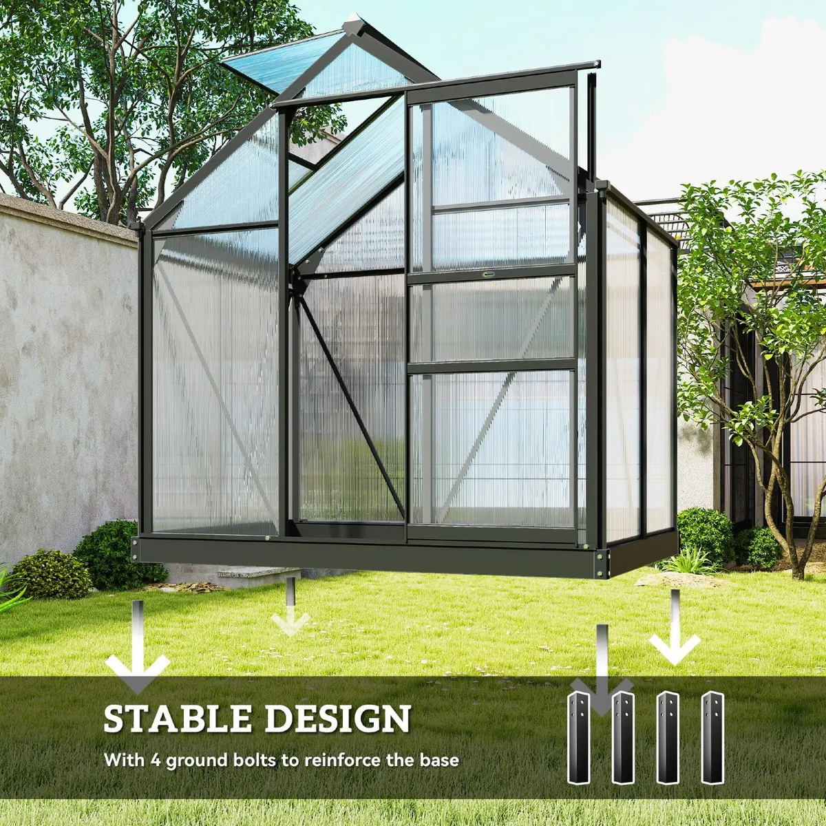 Greenhouse 6ft x 4ft - Image 2
