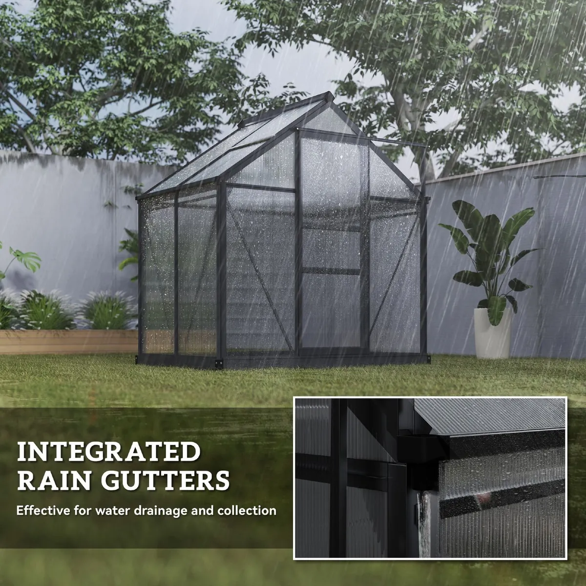 Greenhouse 6ft x 4ft - Image 4