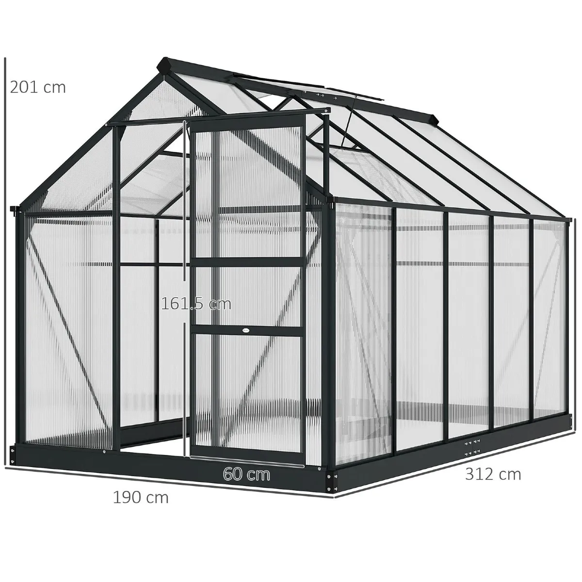 Greenhouse 10ft x 6ft - Image 3