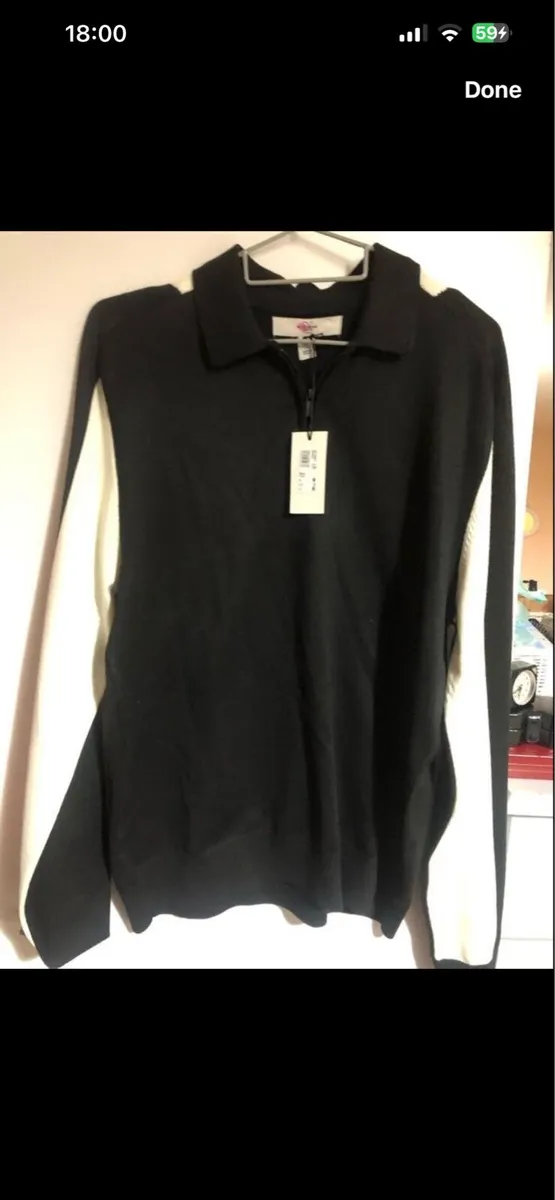 Mens BNWT river island sweater size M €15 - Image 1