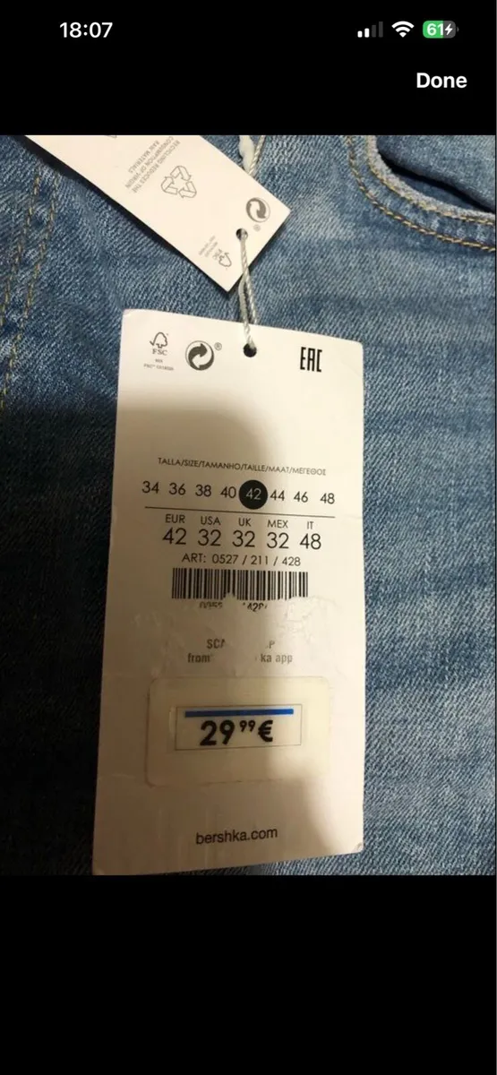 Mens BNWT jeans W32” €15 - Image 3