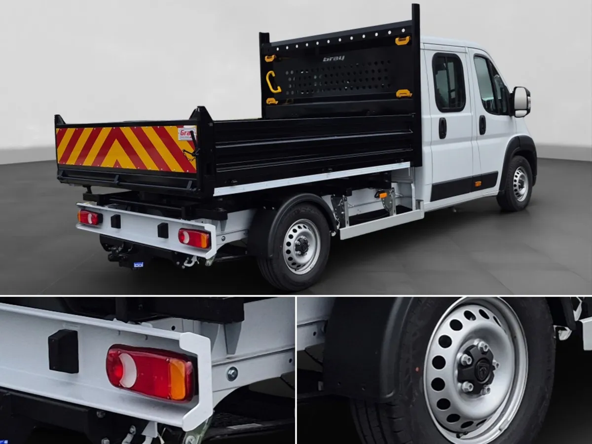 Peugeot Boxer Crew cab Tipper - Image 3
